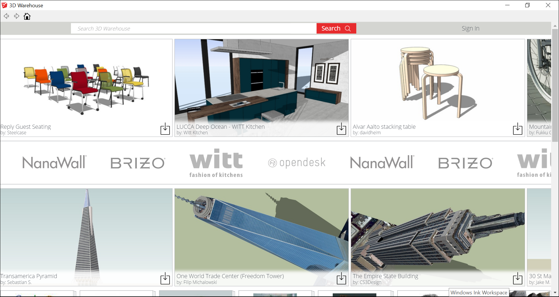 Free Download Component For Sketchup